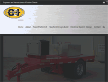 Tablet Screenshot of customchassisinc.com